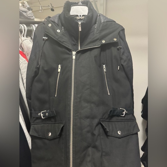 The Kooples Black Parka - Picture 3 of 10